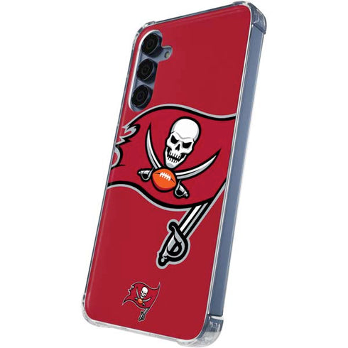 NFL Tampa Bay Buccaneers Large Logo Galaxy A35 5G Clear Case